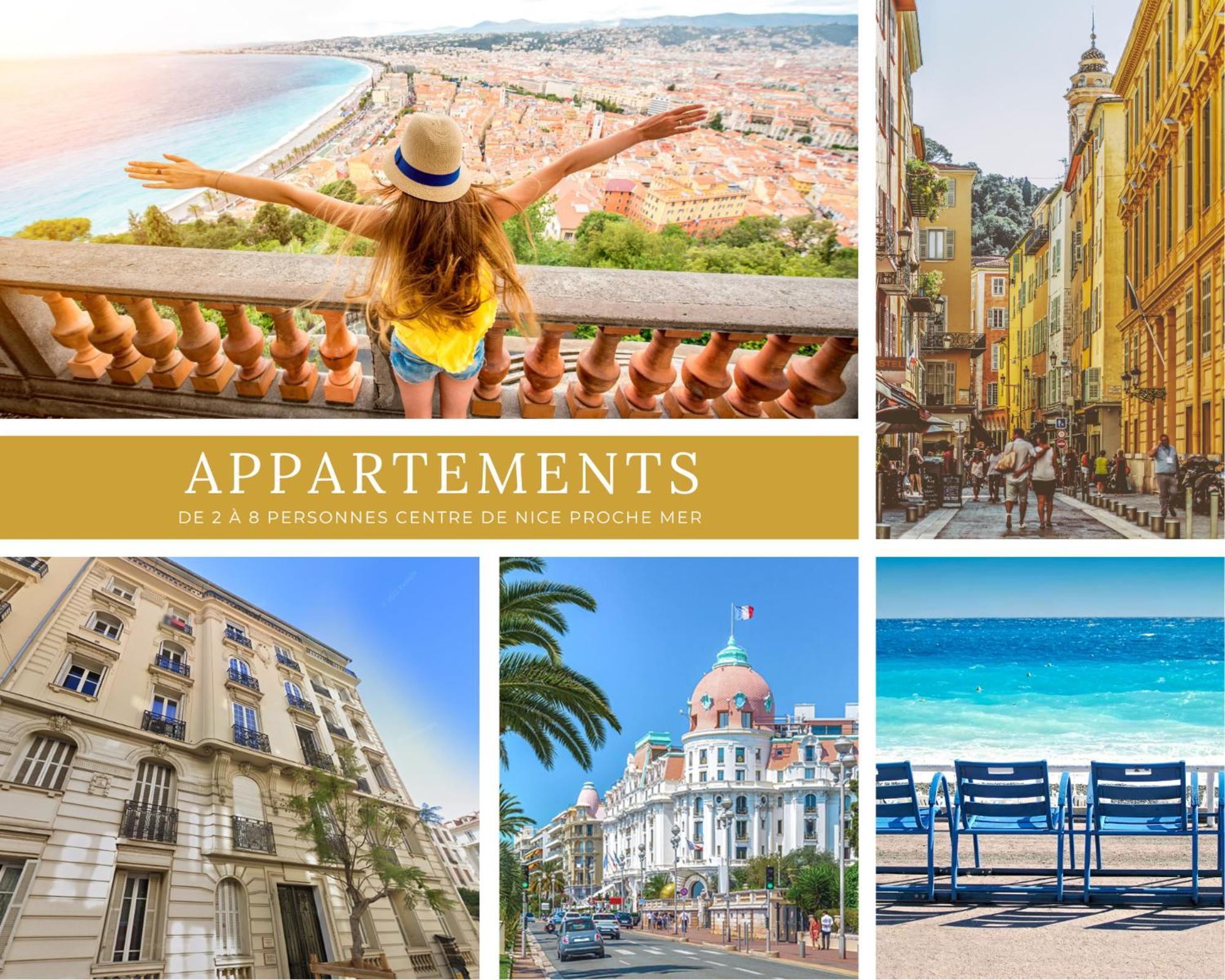 Appartements Nice Centre Proche Mer Carre D'Or المظهر الخارجي الصورة