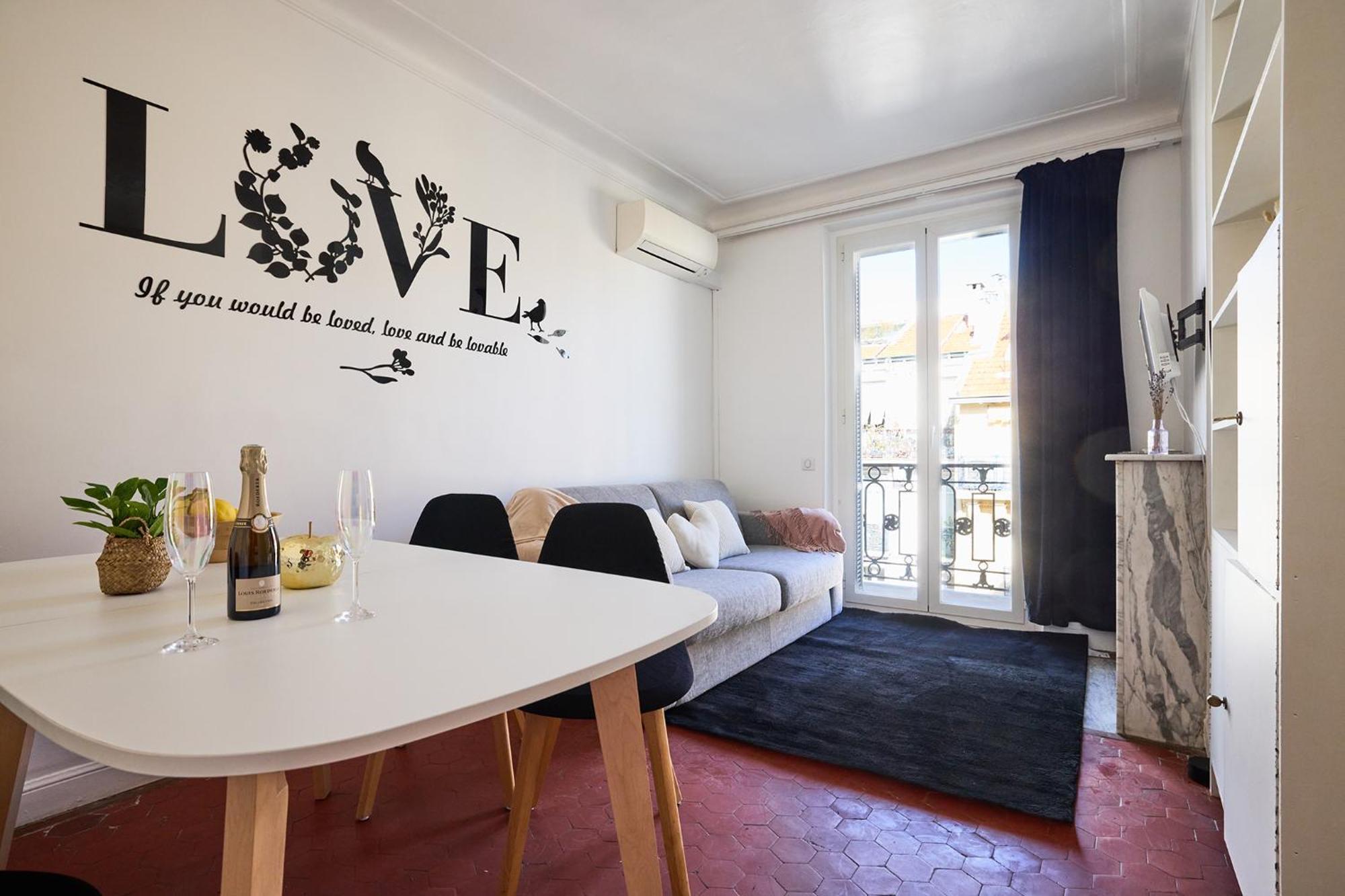 Appartements Nice Centre Proche Mer Carre D'Or الغرفة الصورة